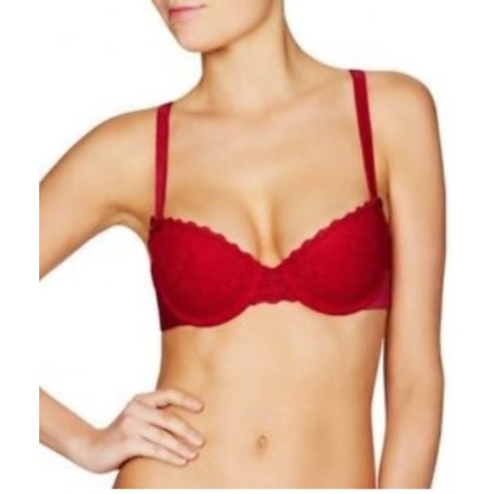 NWT Stella McCartney 32D Millie Drawing Velvet Lace Contour Bra S23301 130195